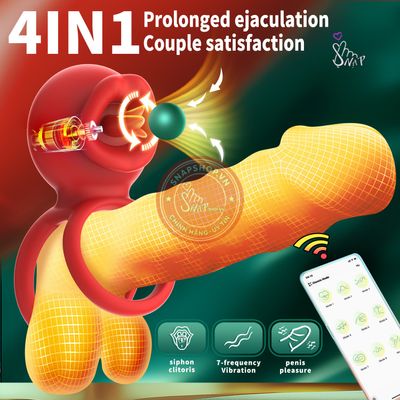 Vòng rung tình yêu Super Love 4in1 điều khiển từ xa qua app