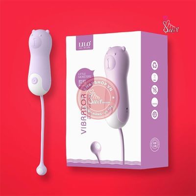 Trứng rung hình gấu LILO Lala Jumping 10 chế độ