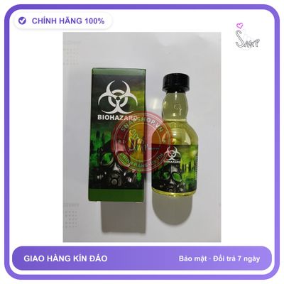 Chai hít tăng khoái cảm Popper BIOHAZARD 60ml Popper giá sỉ lọ 60ml Chuẩn USA,mạnh, ko nhức đầu, ko bỏng mũi, che tên sản phẩm bảo mật kín đáo