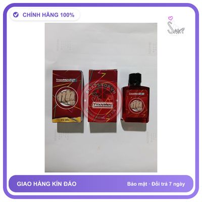 Chai hít tăng khoái cảm Popper TITANMEN 30ml popper titanmen 30ml siêu phê, ko nồng, mùi dịu