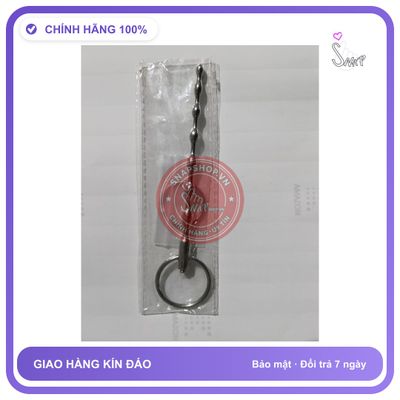 Cây thông lỗ tiểu, dụng cụ y tế inox không rỉ, che tên sản phẩm bảo mật kín đáo