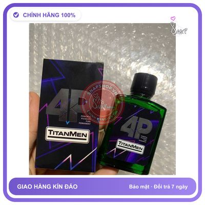 Chai hít tăng khoái cảm Popper TITANMEN 40ml Popper 40ml nước hoa, mạnh, hương dịu.ko nhức đầu, ko bỏng mũi
