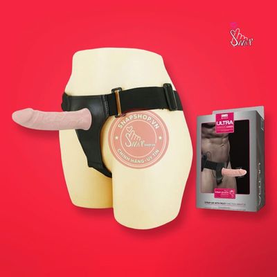 Dương vật giả dây đeo rỗng ruột Baile Ultra Passionate Harness có rung chính hãng