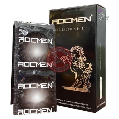 Bao cao su chống xuất tinh sớm Rocmen 4in1 gai toàn thân
