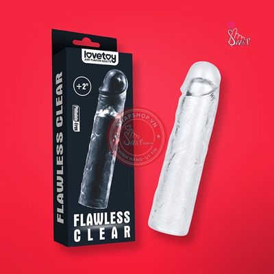 Bao cao su đôn dên trong suốt Lovetoy dài thêm 5cm