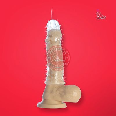 Bao cao su đôn dên kiểu gai sâu róm