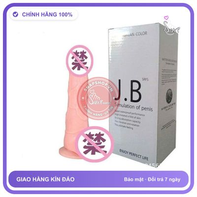 Dương Vật Đóng Jb không Rung chính hãng - silicone cao cấp, chất liệu an toàn cho da, dễ vệ sinh - giao hàng che tên kín đáo