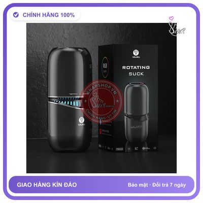 Cốc Galaku Rung Xoay Co Bóp Thủ chính hãng - sạc USB, điều khiển qua app, chất liệu an toàn cho da - giao hàng che tên kín đáo