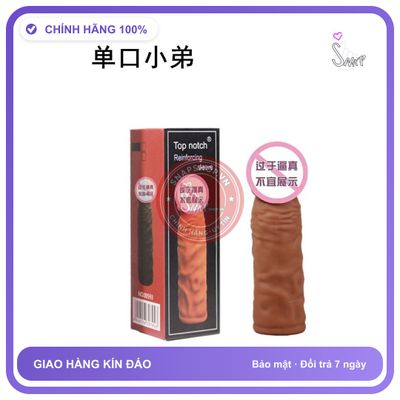 Bao Đôn Top Notch Ngắn chính hãng - ôm sát cảm giác thật, chất liệu latex an toàn, hàng nhập khẩu - giao hàng che tên kín đáo