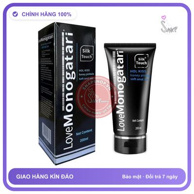 Gel Bôi Trơn Hậu Môn Love Monogatari 200ml chính hãng - dung tích 200ml, dùng được cho hậu môn, dịu nhẹ an toàn cho da - giao hàng che tên kín đáo
