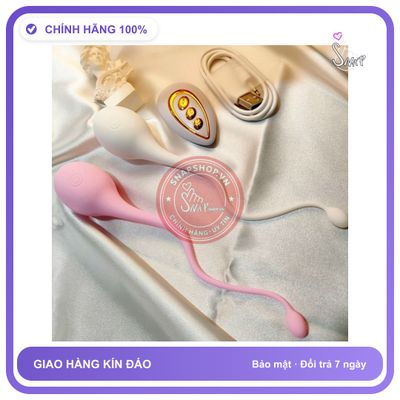 Trứng Rung Tinh Trùng New điều khiển Từ Xa chính hãng - chất liệu an toàn cho da, dễ vệ sinh, êm ái khi dùng - giao hàng che tên kín đáo