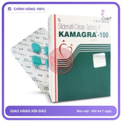 Thuốc Cương Dương Kamaga 100mg Hộp 4 Viên chính hãng - chất liệu an toàn cho da, dễ vệ sinh, êm ái khi dùng - giao hàng che tên kín đáo