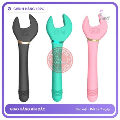 Cây Cờ Lê rung nhấp chuyển động đẩy tới và lui chính hãng - 7 chế độ rung, sạc USB, rung nhấp chuyển động đẩy tới và lui tự động - giao hàng che tên kín đáo