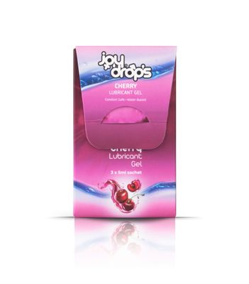 Gel Bôi Trơn Joydrops Hương Cherry | Combo 3 Gói chính hãng - gốc nước không dính rít, dịu nhẹ an toàn cho da, dễ rửa sạch - giao hàng che tên kín đáo