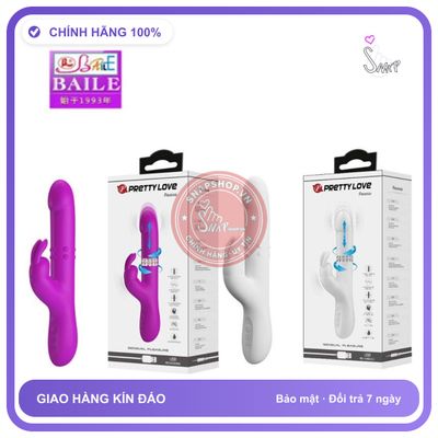 Dương Vật Prettylove Reese Rung Xoay Thụt chính hãng - 12 chế độ rung, rung nhấp chuyển động đẩy tới và lui tự động, rung êm không tiếng động - giao hàng che tên kín đáo