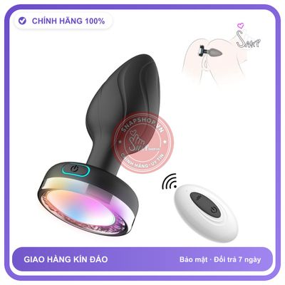 Phích Cắm Rung Đèn Led Điều Khiển Từ Xa chính hãng - chất liệu an toàn cho da, dễ vệ sinh, êm ái khi dùng - giao hàng che tên kín đáo