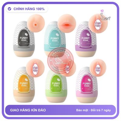 Trứng Ngỗng Funny Egg chính hãng - sạc USB, silicone cao cấp, chất liệu an toàn cho da - giao hàng che tên kín đáo