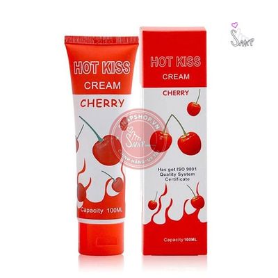 Gel bôi trơn mùi cherry Hot Kiss Cream 100ml chính hãng