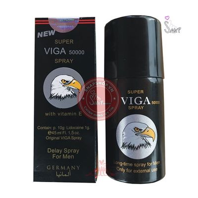 Chai xịt chống xuất tinh sớm Viga 50000 45ml chính hãng - kéo dài thời gian, thấm nhanh không nhờn rít, dùng trước khi quan hệ - giao hàng che tên kín đáo