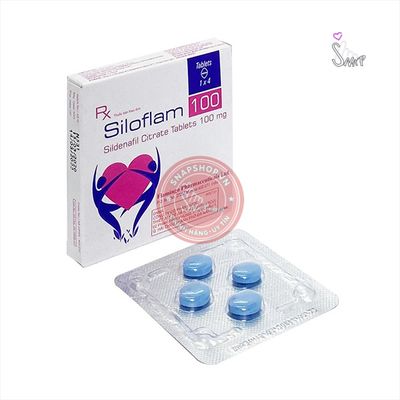 Thuốc cường dương Siloflam 100mg Hộp 04 viên chính hãng - chất liệu an toàn cho da, dễ vệ sinh, êm ái khi dùng - giao hàng che tên kín đáo