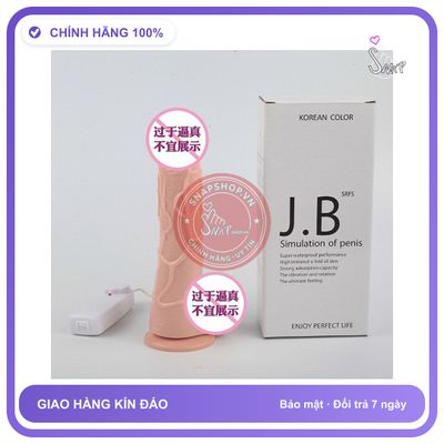Dương Vật Đóng Jb Ngoáy chính hãng - đế hít tường, silicone mềm mại, chất liệu an toàn cho da - giao hàng che tên kín đáo