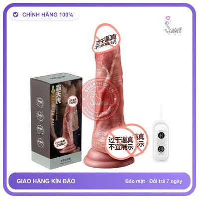 Dương Vật Đóng Muha Rung Xoay Thụt Nhiệt điều khiển Từ Xa chính hãng - chất liệu an toàn cho da, dễ vệ sinh, êm ái khi dùng - giao hàng che tên kín đáo