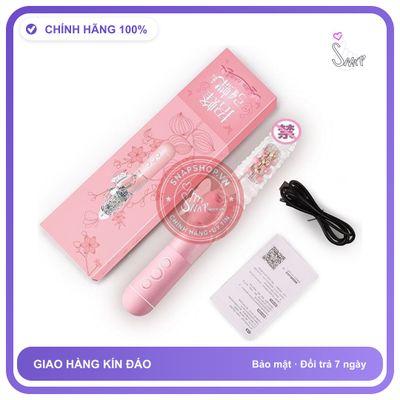 Dương Vật Nhật rung nhấp chuyển động đẩy tới và lui chính hãng - 8 chế độ rung, sạc USB, rung nhấp chuyển động đẩy tới và lui tự động - giao hàng che tên kín đáo