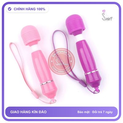 Chày Rung Massage Mini Magic Help 10 Chế Độ chính hãng - 10 chế độ rung, silicone mềm mại, chất liệu an toàn cho da - giao hàng che tên kín đáo