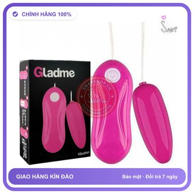 Trứng Rung Gladame 12 Chế Độ chính hãng - 12 chế độ rung, chất liệu an toàn cho da, dễ vệ sinh - giao hàng che tên kín đáo
