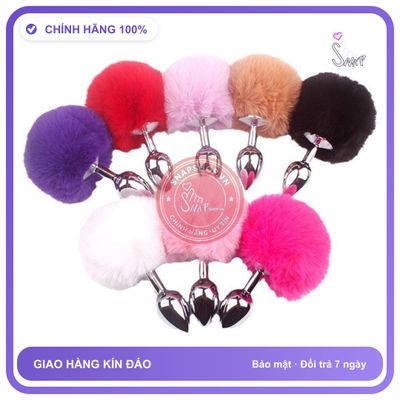 Đuôi Cáo Ngắn Đủ Màu chính hãng - chất liệu an toàn cho da, dễ vệ sinh, êm ái khi dùng - giao hàng che tên kín đáo