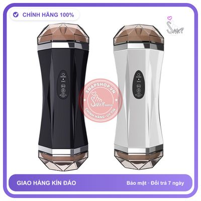Âm Đạo 2 Đầu Luba Mini chính hãng - 15 chế độ rung, rung êm không tiếng động, silicone cao cấp - giao hàng che tên kín đáo