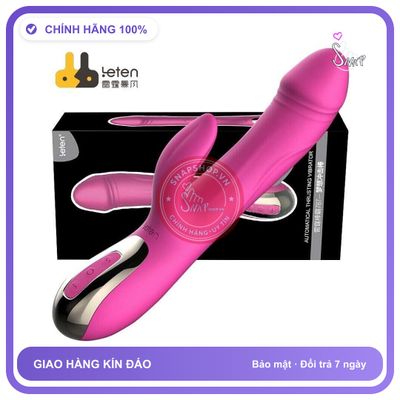 Dương Vật Leten rung nhấp chuyển động đẩy tới và lui Nhiệt chính hãng - sạc USB, rung nhấp chuyển động đẩy tới và lui tự động, silicone cao cấp - giao hàng che tên kín đáo