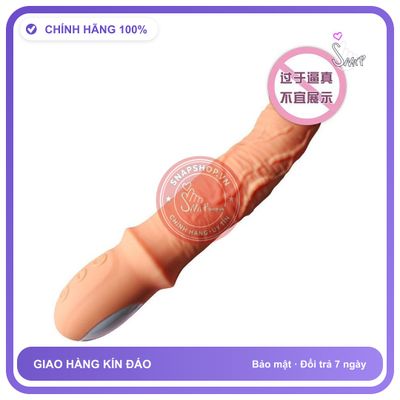 Dương Vật Enjoy Rung Lắc Nhiệt chính hãng - 10 chế độ rung, sạc USB, rung nhấp chuyển động đẩy tới và lui tự động - giao hàng che tên kín đáo
