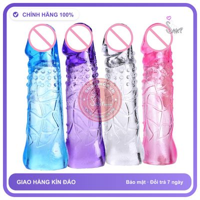 (Che Tên) Bao cao su đôn dên dài 16cm Condom Sleeve [Mã CK-SP957156-03] Cao Cấp Bảo Đảm
