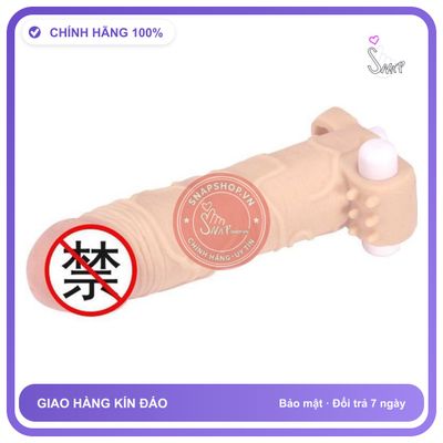 Bao Đôn Maxman Rung chính hãng - ôm sát cảm giác thật, chất liệu latex an toàn, hàng nhập khẩu - giao hàng che tên kín đáo
