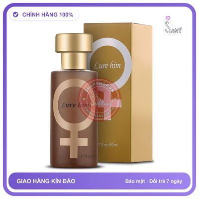 Nước Hoa Kd Lure Him Vàng 30ml chính hãng - chất liệu an toàn cho da, dễ vệ sinh, êm ái khi dùng - giao hàng che tên kín đáo