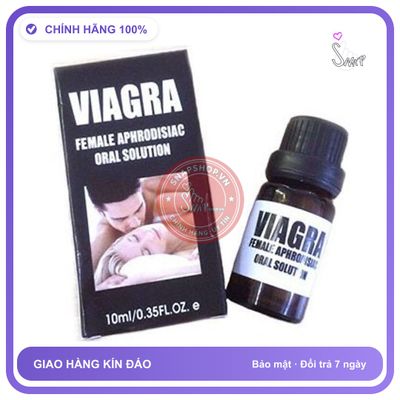 Thuốc Kd Nữ Dạng Nước Viagra 10ml chính hãng - chất liệu an toàn cho da, dễ vệ sinh, êm ái khi dùng - giao hàng che tên kín đáo