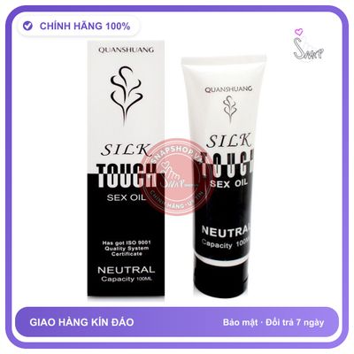 Gel Bôi Trơn Silk Touch 100ml chính hãng - gốc nước không dính rít, dung tích 100ml, dịu nhẹ an toàn cho da - giao hàng che tên kín đáo