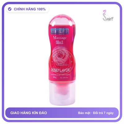 Gel Bôi Trơn Cokelife Hoa Hồng 100ml chính hãng - gốc nước không dính rít, dung tích 100ml, dịu nhẹ an toàn cho da - giao hàng che tên kín đáo