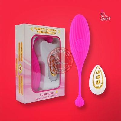 Trứng rung cá voi điều khiển từ xa Luminous 10 chế độ chính hãng - 10 chế độ rung, sạc usb, chống nước - giao hàng che tên kín đáo
