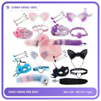 Bộ Hoá Trang Thành Cáo Đủ Màu chính hãng - chất liệu an toàn cho da, dễ vệ sinh, êm ái khi dùng - giao hàng che tên kín đáo