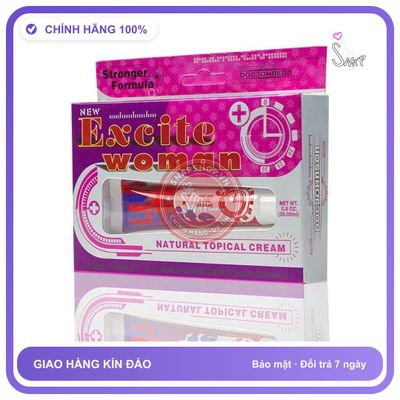 Gel Kích Thích Nữ Excite Woman 20ml chính hãng - dung tích 20ml, dịu nhẹ an toàn cho da, dễ rửa sạch - giao hàng che tên kín đáo