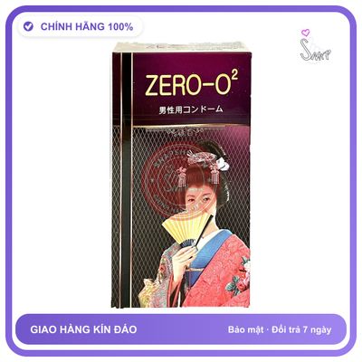 Bao Cao Su Zero-O2 Hộp 12 Cái chính hãng - siêu mỏng, có hương thơm, ôm sát cảm giác thật - giao hàng che tên kín đáo