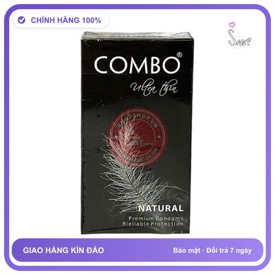 Bao Cao Su Combo Hộp 10 Cái chính hãng - ôm sát cảm giác thật, chất liệu latex an toàn, hàng nhập khẩu - giao hàng che tên kín đáo