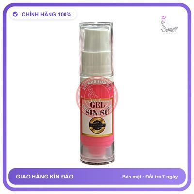 Chai Xịt Sìn Sú Dạng Gel Hồng Vip Hộp 5g chính hãng - kéo dài thời gian, chiết xuất thảo dược, thấm nhanh không nhờn rít - giao hàng che tên kín đáo