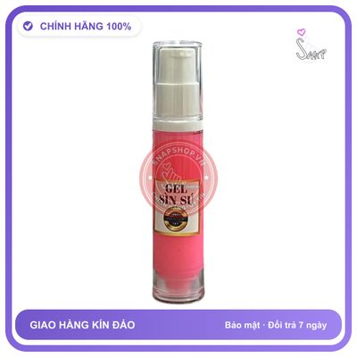 Chai Xịt Sìn Sú Dạng Gel Hồng Vip Hộp 10g chính hãng - kéo dài thời gian, chiết xuất thảo dược, thấm nhanh không nhờn rít - giao hàng che tên kín đáo