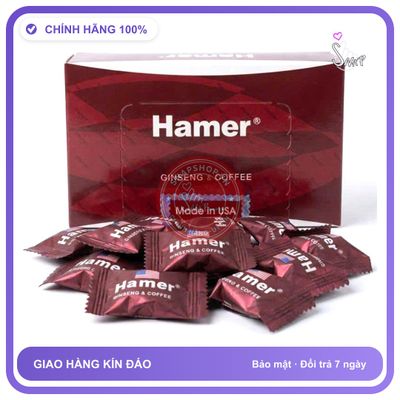 Kẹo Sâm Hamer USA Chính Hãng Loại Mạnh Hộp 32 Viên - hỗ trợ tăng cường sinh lý, thành phần thiên nhiên, hàng chuẩn nguồn gốc rõ ràng - giao hàng che tên kín đáo