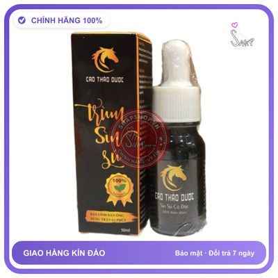 Trùm Sìn Sú Nhỏ Giọt Chai 10ml chính hãng - kéo dài thời gian, chiết xuất thảo dược, thấm nhanh không nhờn rít - giao hàng che tên kín đáo