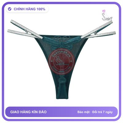 Quần Lót Lọt Khe Sexy Họa Tiết Bướm Gợi T359 Xanh Ngọc chính hãng - phối ren, co giãn thoải mái, freesize - giao hàng che tên kín đáo