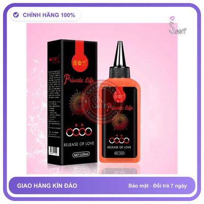 Gel Bôi Trơn Hậu Môn Chức Năng Privatelife Đỏ Nóng Ấm chính hãng - dung tích 120ml, dùng được cho hậu môn, dịu nhẹ an toàn - giao hàng che tên kín đáo